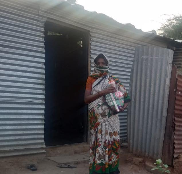 Sakhi Task force member Usha Gurav supports widows in Marathwada during COVID19