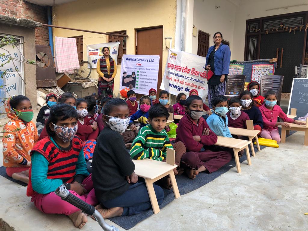 Study Tables from Kidoz inculcate the motivation to study harder amongst rural students