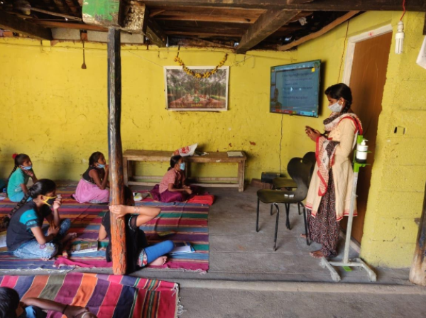 Project JnanaShala: Supporting the rural kids with the gift of Jnana (Knowledge)