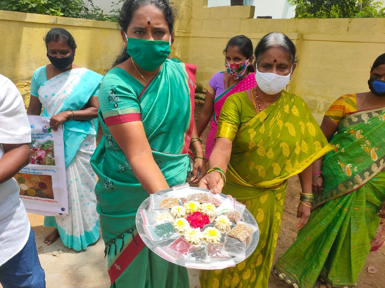 Kumari GN Provides Nutrition with her Anganwadi Kitchen Garden