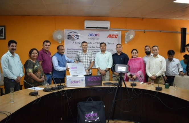 Adani Foundation Boosts Early TB Detection in Bilaspur with Portable X-Ray Donation