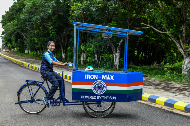 Vinisha Umasankar’s Solar Ironing Cart: A Clean Alternative to Charcoal Irons