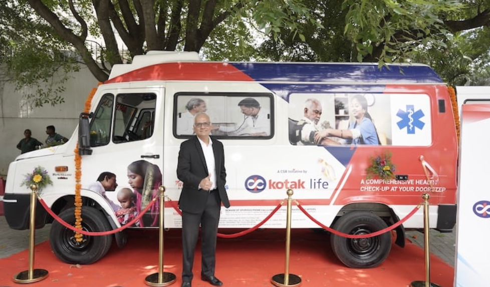 Healthcare on Wheels: Kotak Life CSR Program Launches Seven Mobile Medical Vans
