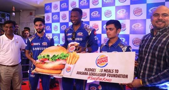 Burger King And Mumbai Indians strengthen Their Partnership To Promote Leadership Potential Among Young Girls