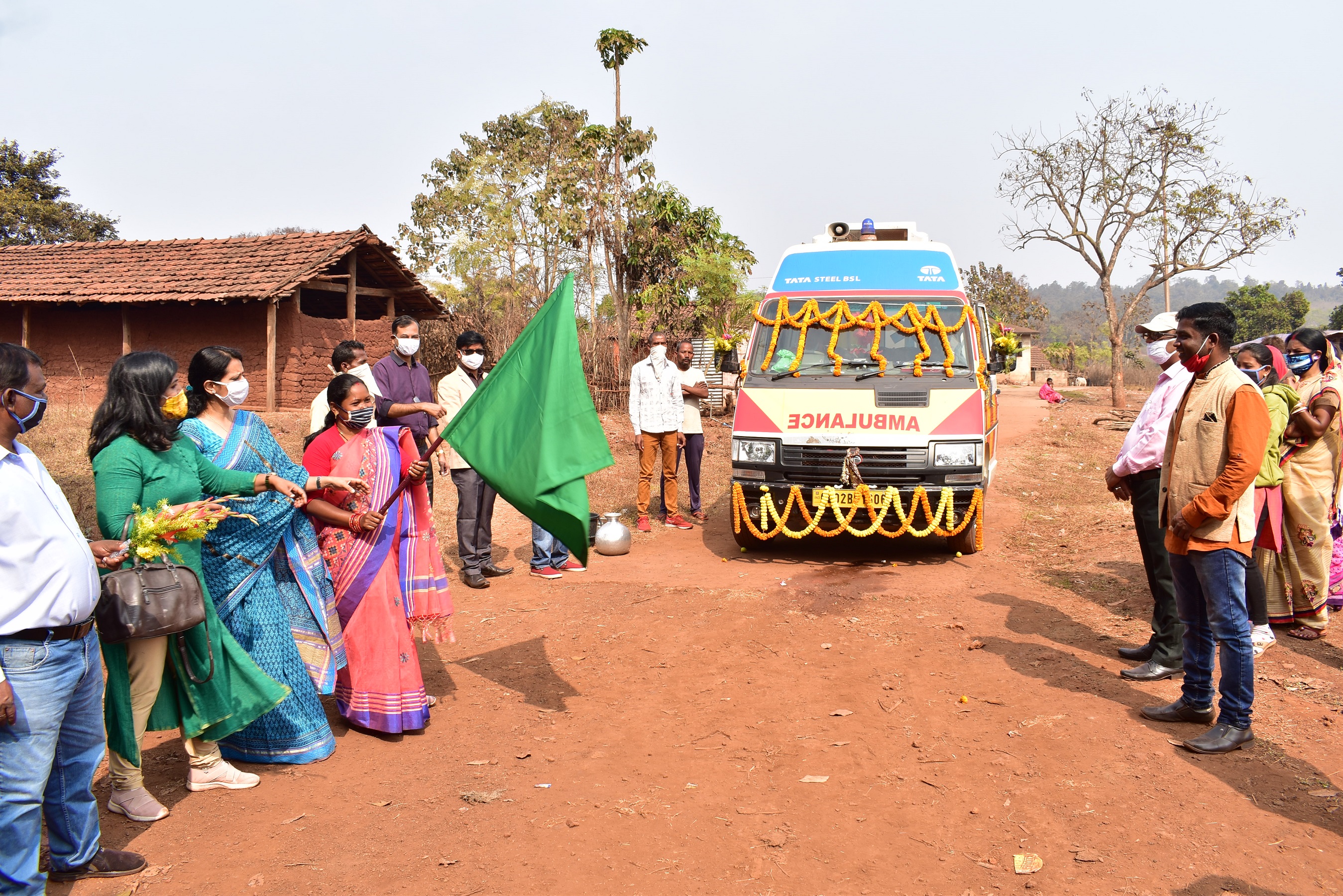 Tata Steel BSL dedicates a mobile health care unit to 3 villages in Sundargarh district
