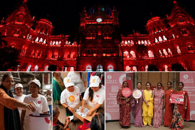 Ujaas and Central Railway Unite on World Menstrual Hygiene Day 2026, Advocating Menstrual Hygiene 
