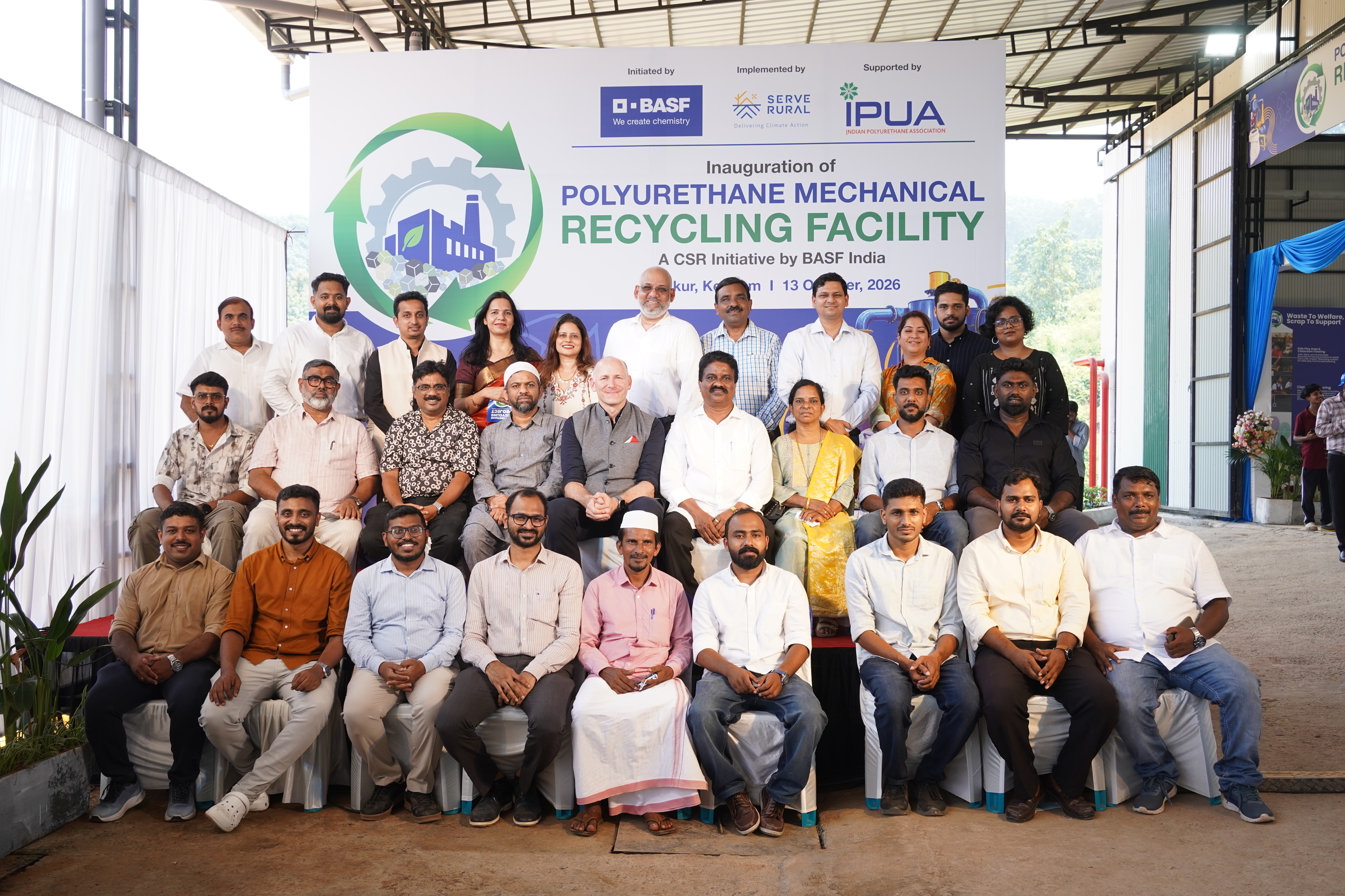 BASF India & Partners Launch Polyurethane Waste Recycling Facility in Keralam