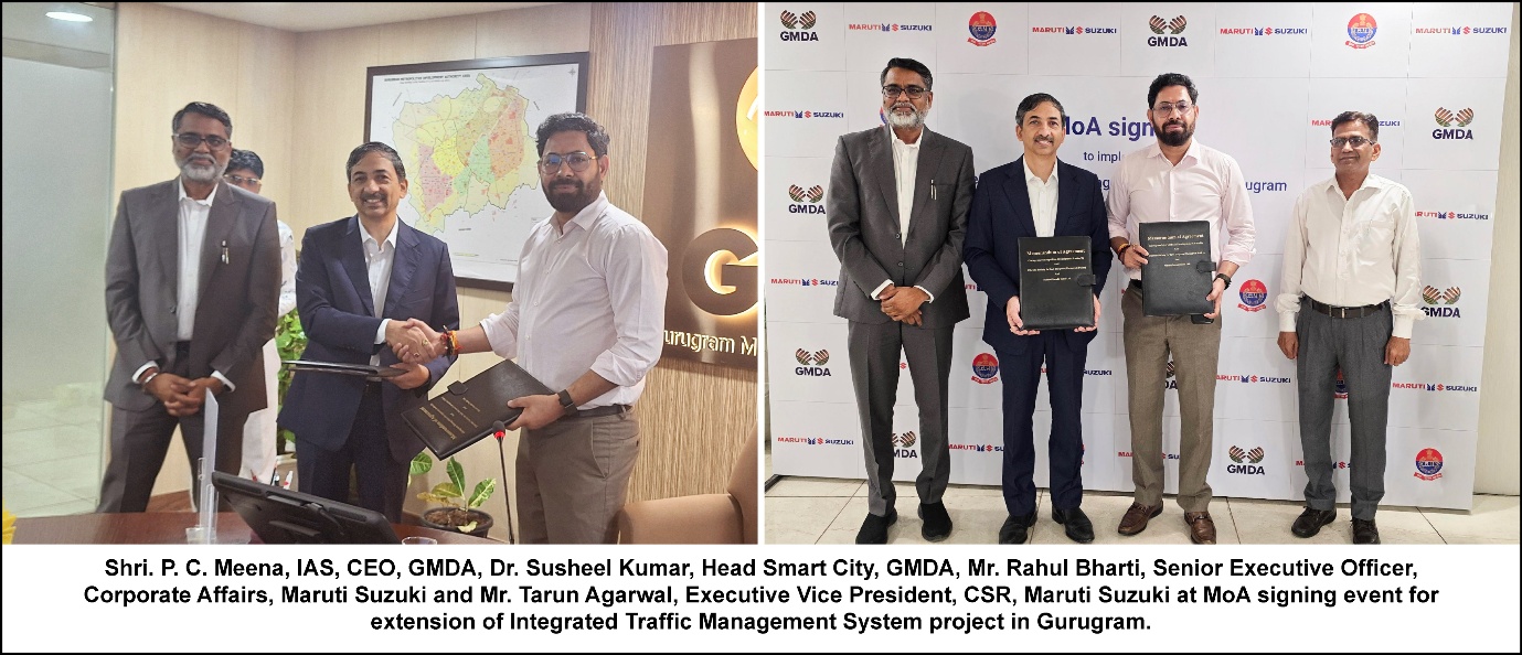 Maruti Suzuki expands Integrated Traffic Management System (ITMS) initiative in Gurugram