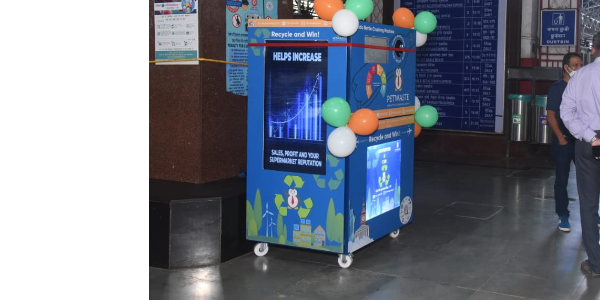 Plastic Bottle Crushing Maching (Reverse Vending Machine)